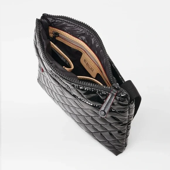 NWT MZ Wallace Black Quilted Crossbody Bag - Picture 4 of 7